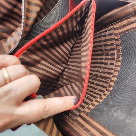 Jack Georges American Brand Leather Backpack Voyager Style Red Backpack Purse - Picture 10 of 12